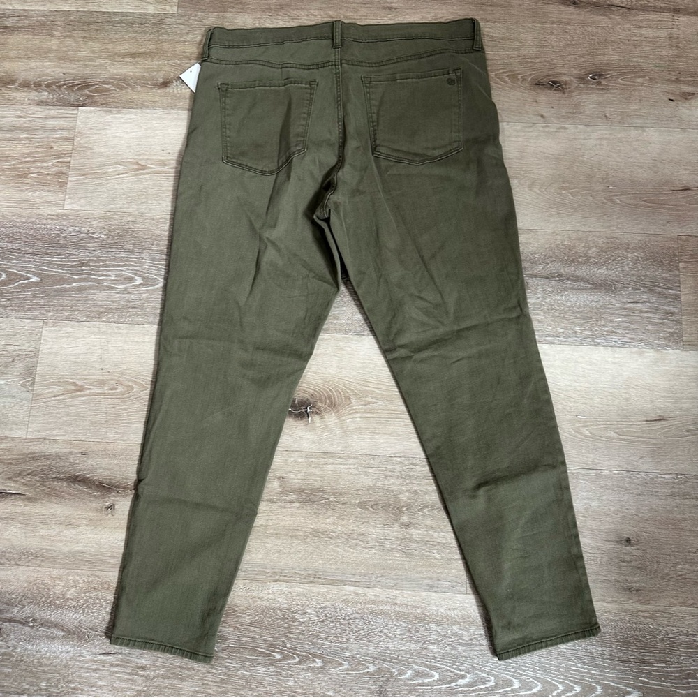 Jessica Simpson High Rise Ankle Skinny Green size 14 - Picture 7 of 7